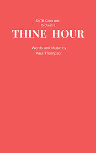 Thine Hour Instrumental Parts choral sheet music cover Thumbnail